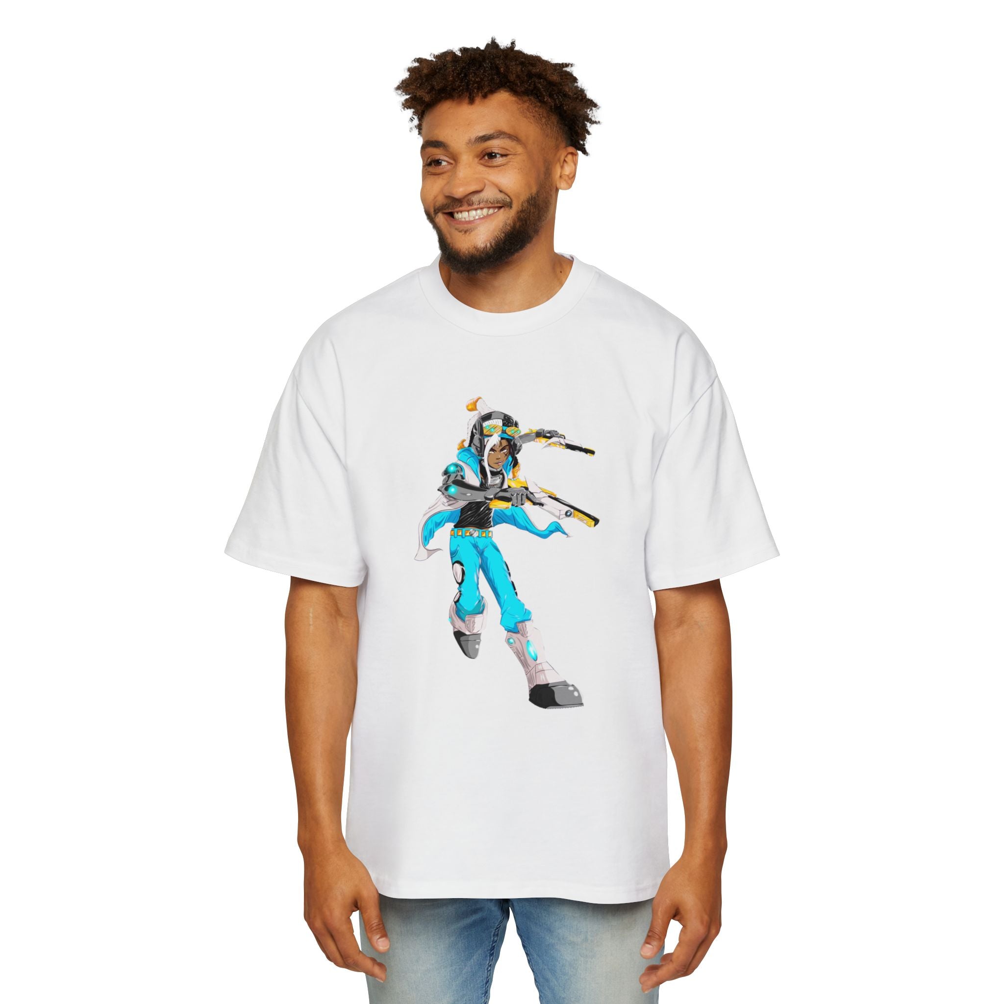 Oversized Graphic Tee — Aaron Ayuta - Character Print