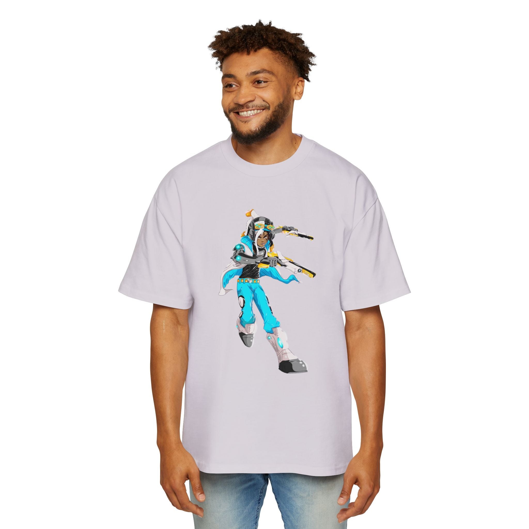 Oversized Graphic Tee — Aaron Ayuta - Character Print