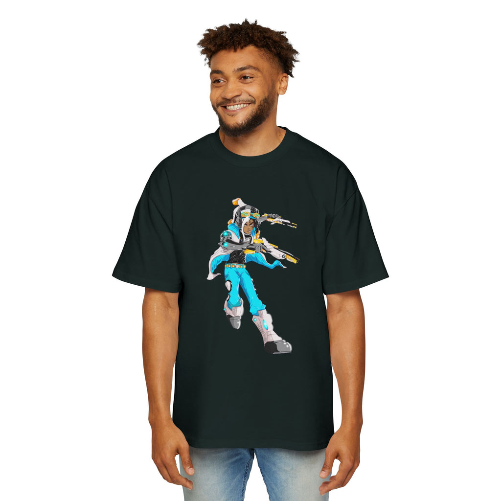 Oversized Graphic Tee — Aaron Ayuta - Character Print