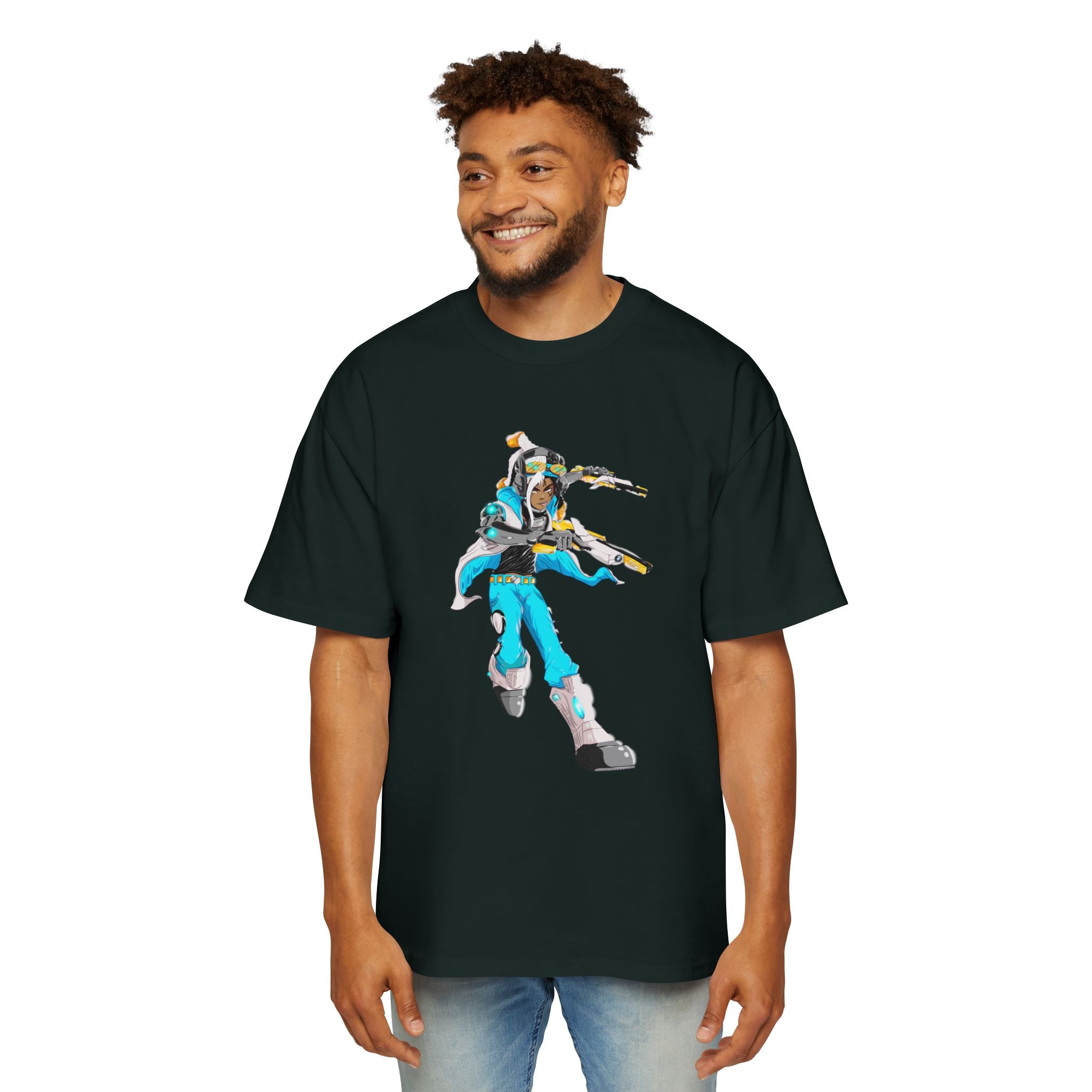 Oversized Graphic Tee — Aaron Ayuta - Character Print
