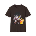Sycho Syndicate - Agro - T-Shirt — Dark Hero Portrait with Fire Accent
