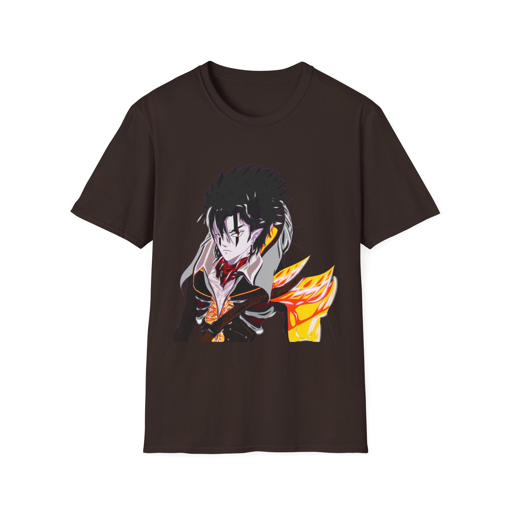 Sycho Syndicate - Agro - T-Shirt — Dark Hero Portrait with Fire Accent