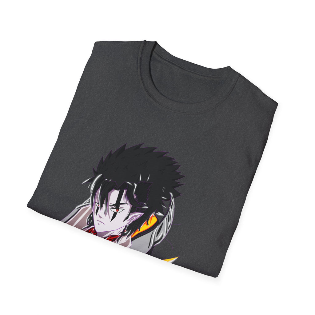 Sycho Syndicate - Agro - T-Shirt — Dark Hero Portrait with Fire Accent