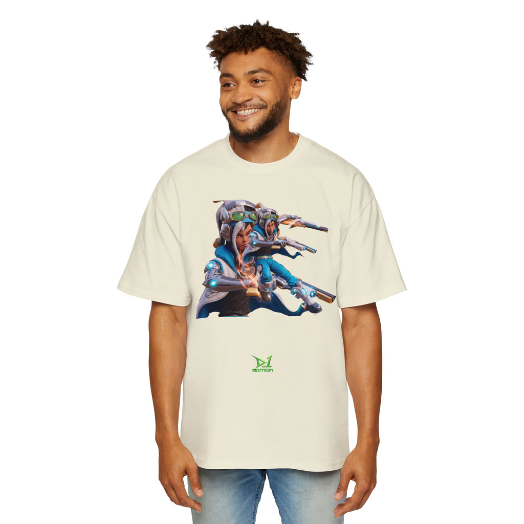 Oversized Graphic Tee — Aaron Ayuta - Character Print 2nd