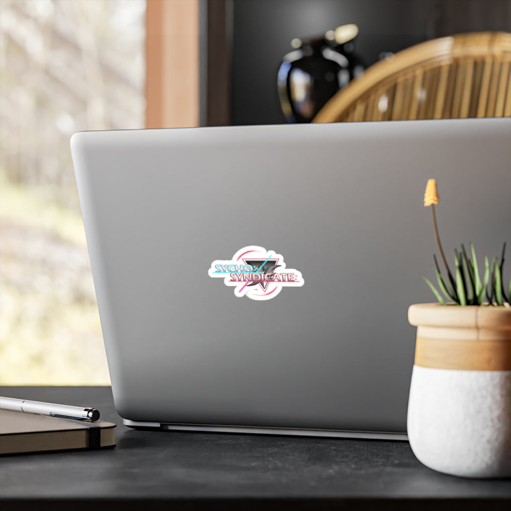 Sychotic Syndicate Title and Logo Sticker - Kiss-Cut Vinyl Decal