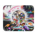 Sycho Syndicate characters collage Mouse Pad | colorful vaporwave soundwave design