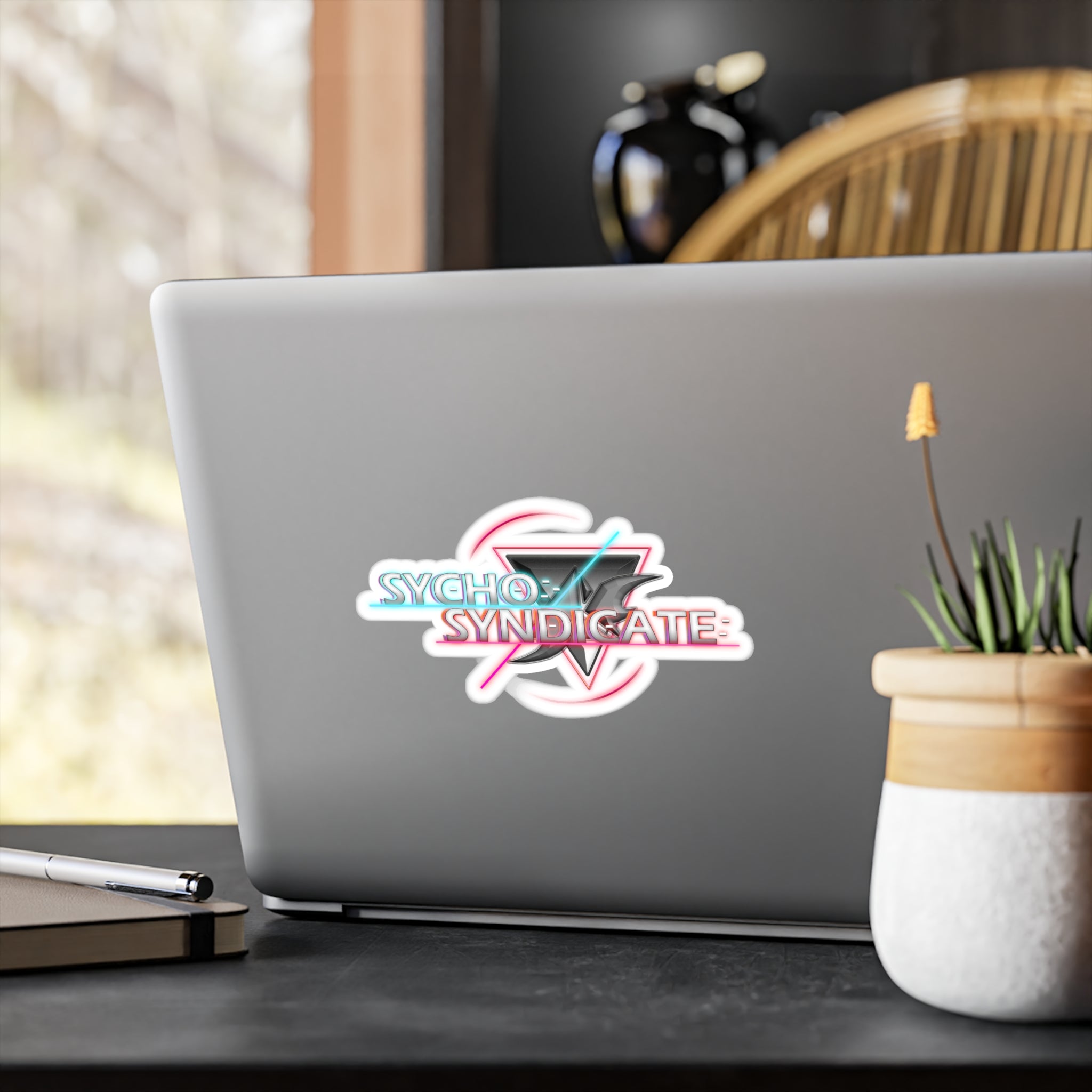 Sychotic Syndicate Title and Logo Sticker - Kiss-Cut Vinyl Decal