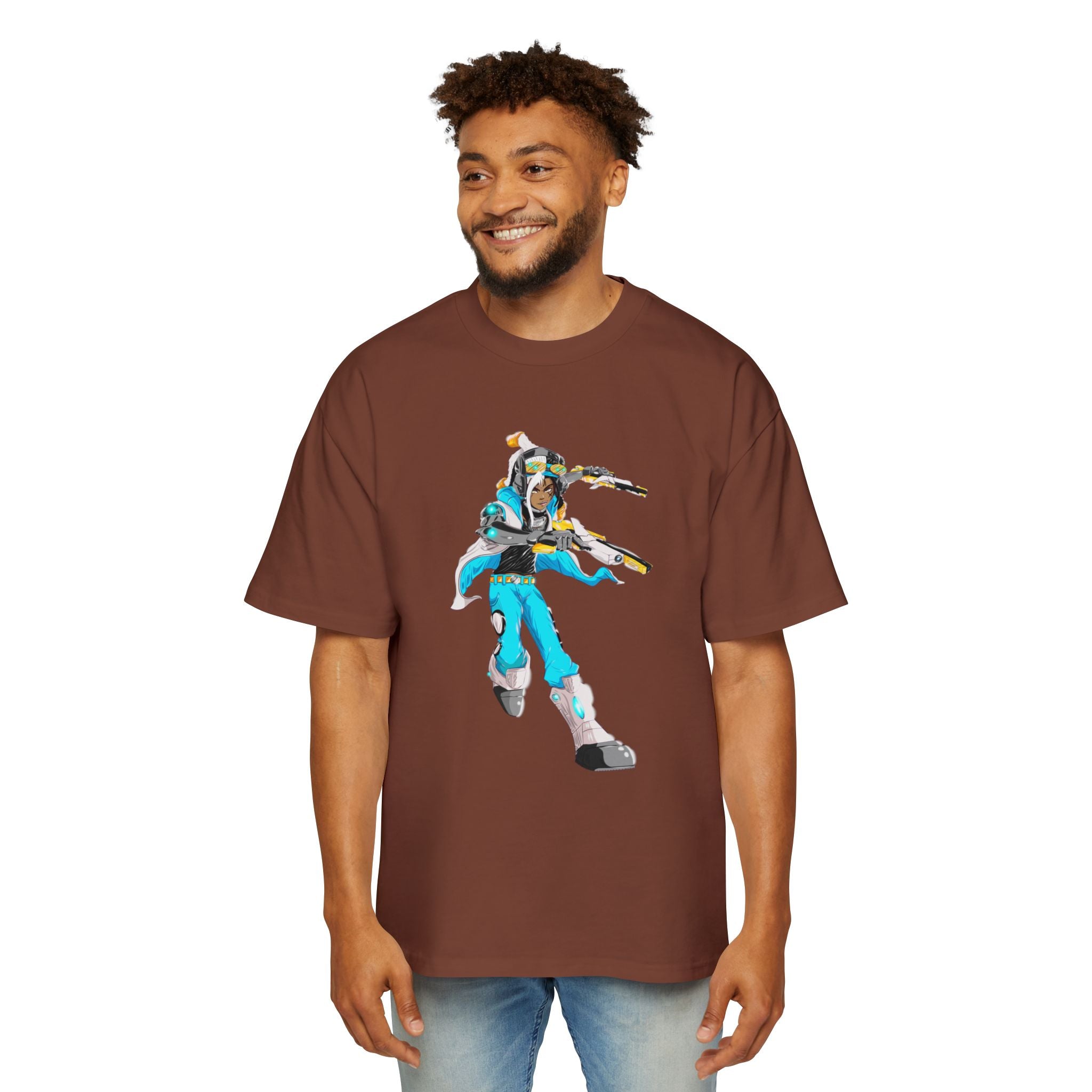 Oversized Graphic Tee — Aaron Ayuta - Character Print