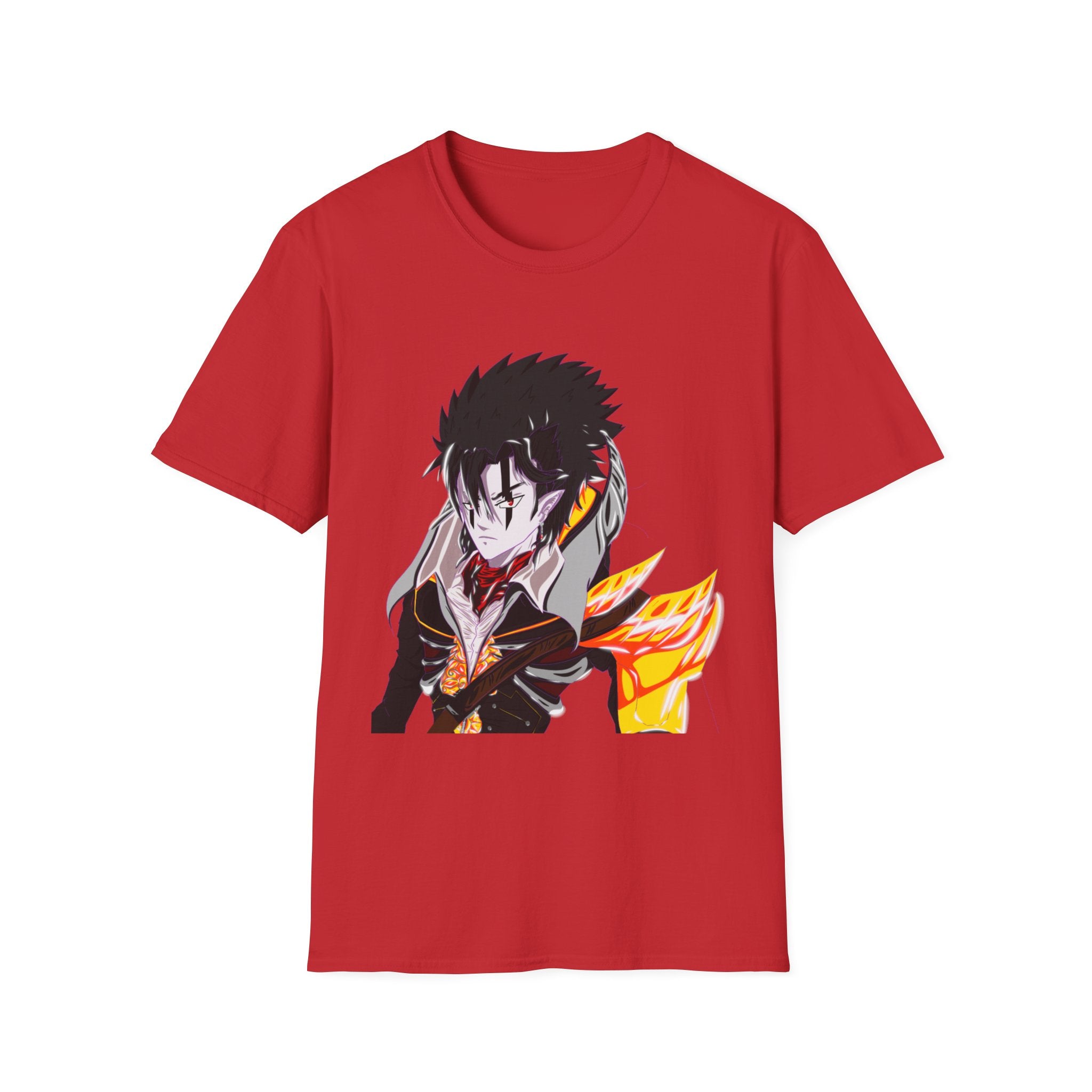 Sycho Syndicate - Agro - T-Shirt — Dark Hero Portrait with Fire Accent