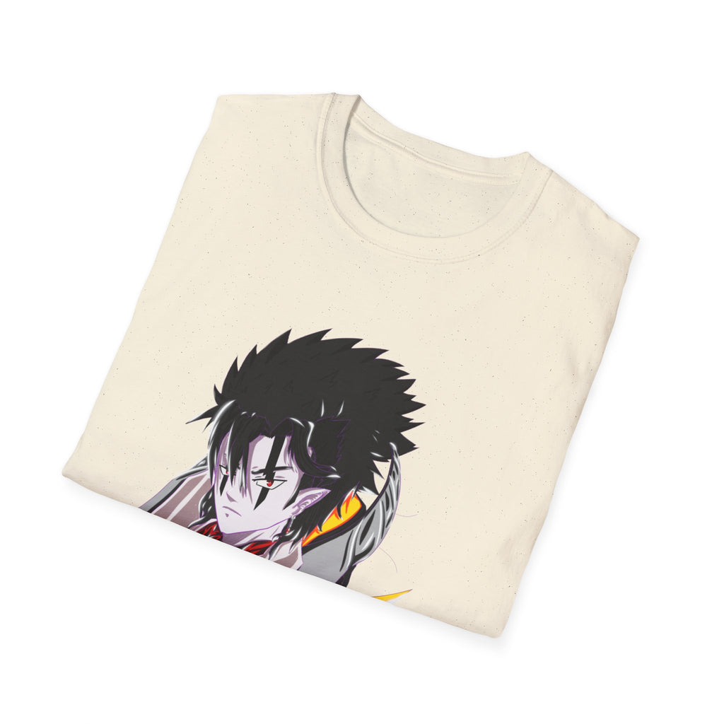 Sycho Syndicate - Agro - T-Shirt — Dark Hero Portrait with Fire Accent