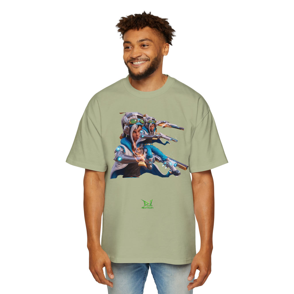 Oversized Graphic Tee — Aaron Ayuta - Character Print 2nd