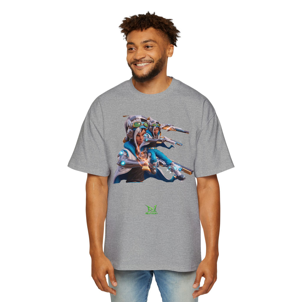 Oversized Graphic Tee — Aaron Ayuta - Character Print 2nd