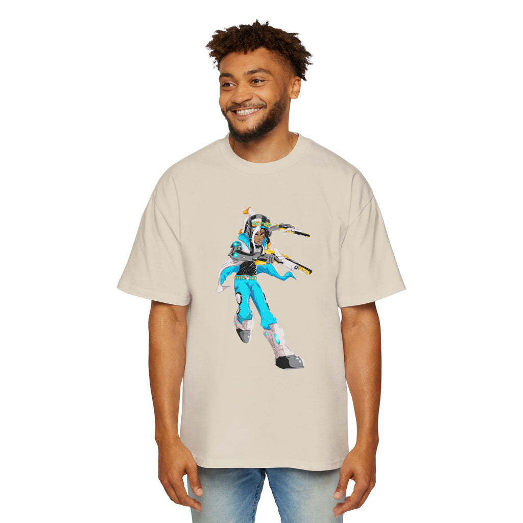 Oversized Graphic Tee — Aaron Ayuta - Character Print