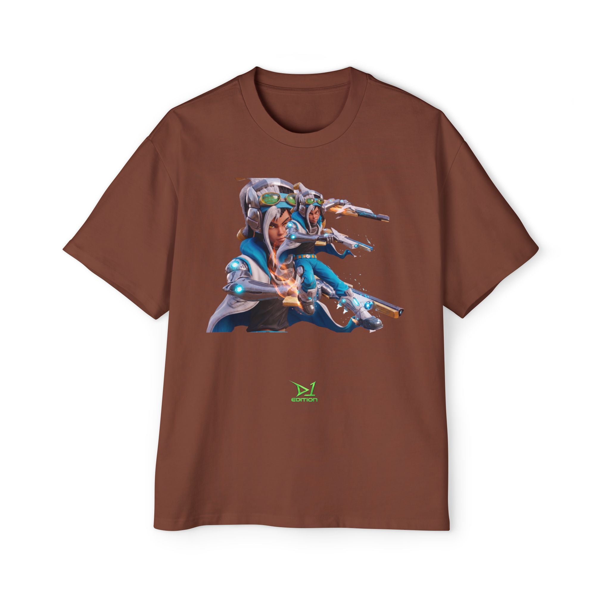 Oversized Graphic Tee — Aaron Ayuta - Character Print 2nd