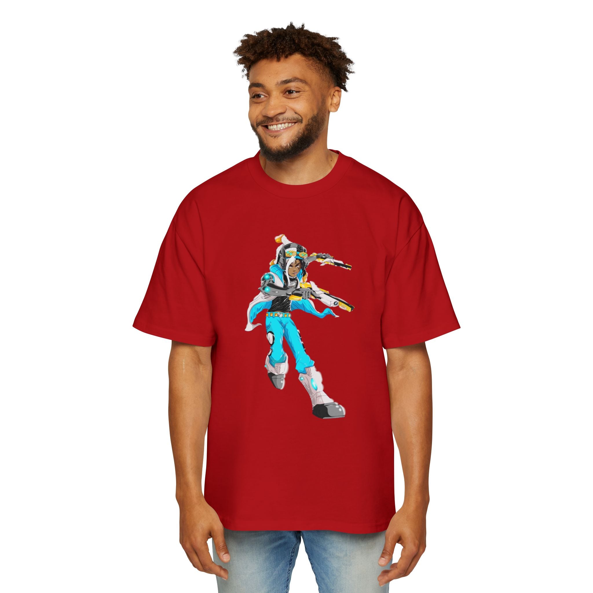 Oversized Graphic Tee — Aaron Ayuta - Character Print