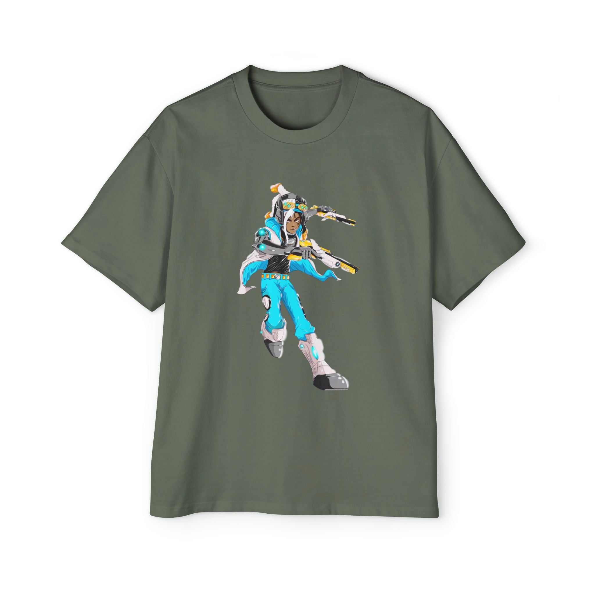 Oversized Graphic Tee — Aaron Ayuta - Character Print