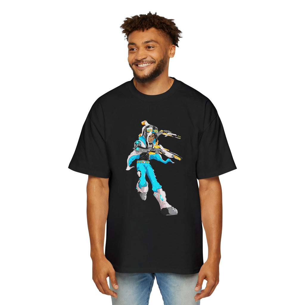 Oversized Graphic Tee — Aaron Ayuta - Character Print