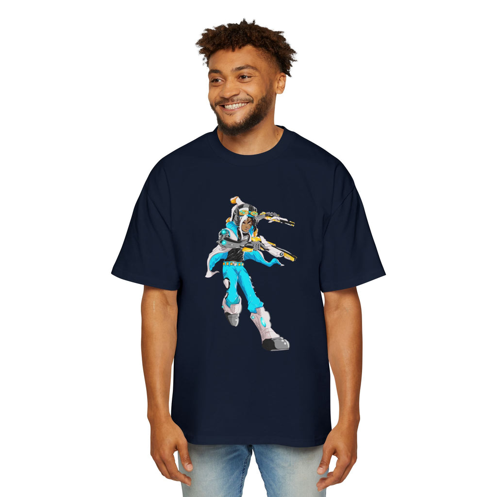 Oversized Graphic Tee — Aaron Ayuta - Character Print
